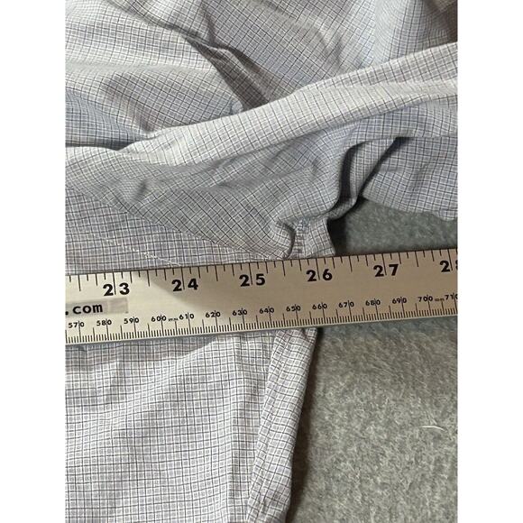 Polo By Ralph Lauren Mens XL 16 1/2 Andrew Purple Plaid Long Sleeve Button Up - Picture 3 of 8